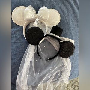 Just married Minnie and Mickey Ears